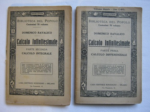 Calcolo infinitesimale - calcolo,