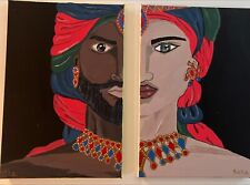 dipinto teste di moro