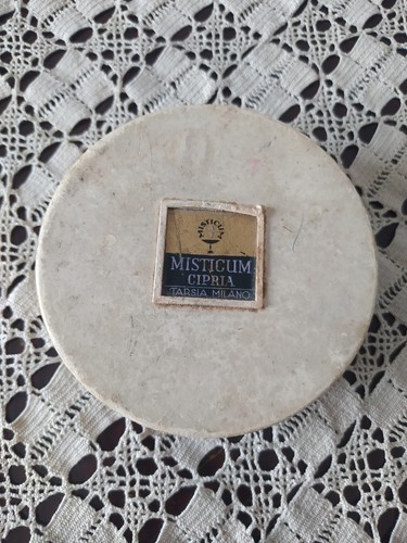 Scatola cipria vintage - scatola,