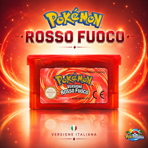 Pokemon versione rosso fuoco - pokemon,