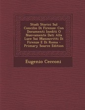 Cecconi - Studi Storici Sul