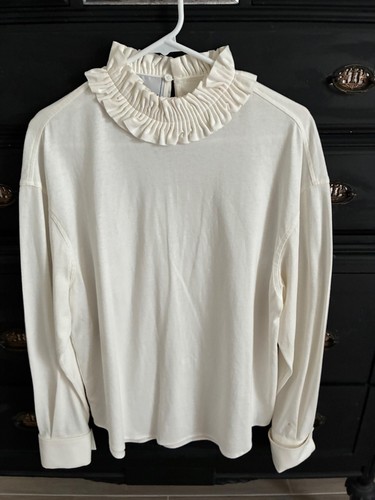 Blusa manica lunga avorio