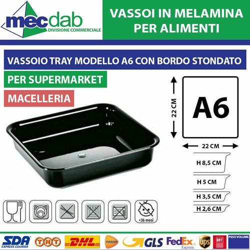 Vassoio salumeria melamina - vassoio,
