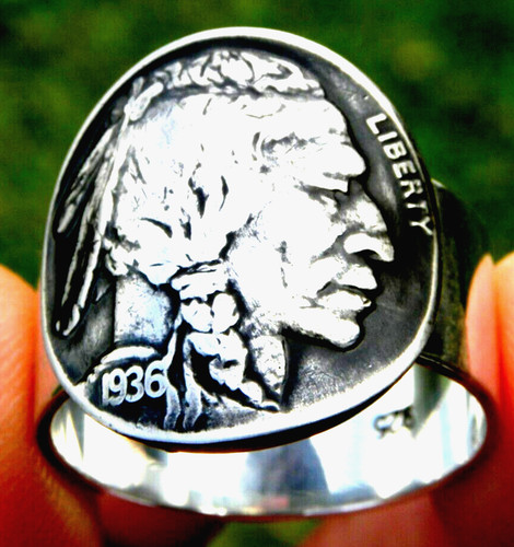 Anello sigillo moneta nichel
