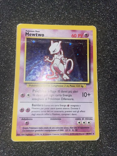 Pokémon card mewtwo - mewtwo, 10/102