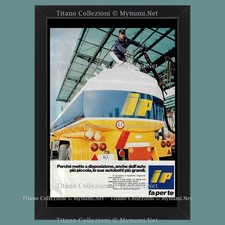 Anni ' 70  * Pubblicità Originale "IP, Fa Per Te, Autobotti più Grandi" Cornice