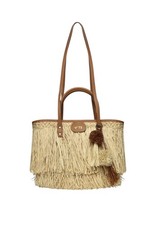 Borsa donna v73 naturale cuoio - v73, naturale/cuoio