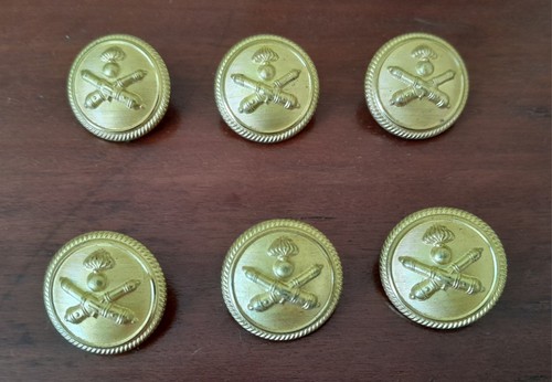 Bottoni giacca esercito - x6,