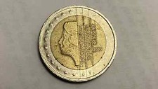 Moneta euro rara - del, 2000
