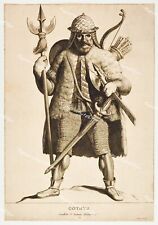 Germani Goti Teodorico migrazione dei popoli tridente elmo a scaglie arco guerriero