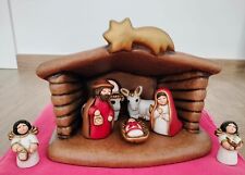 Presepe thun classico + statuine angioletti, bue e asinello