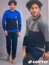 PIGIAMA UOMO LOTTO IN FELPA