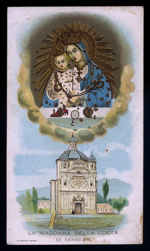 Antico santino cromo holy card - santino, cromo-holy