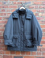 Uniqlo piumino piumino imbottito donna parka nero con cappuccio taglia 2XL