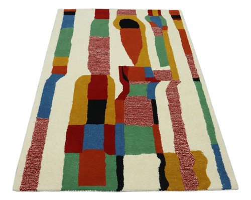 Tappeto lana 120x180 beige - 120x180,