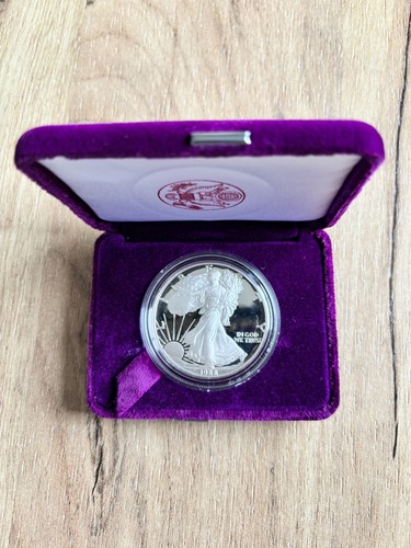 1988 silver american eagle - american,