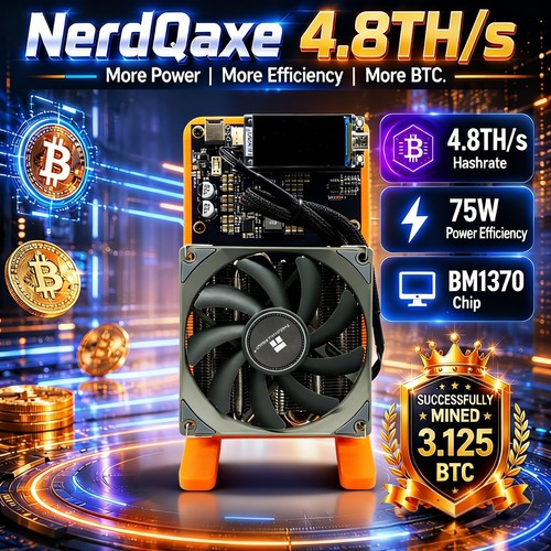 Potente nerdqaxe 8th s - potente, nerdqaxe++