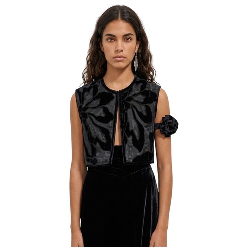 Gilet donna zara - zara, velluto