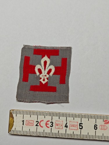Toppa distintivo scout - toppa, "branca