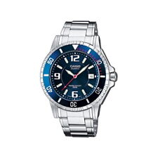 Orologio Casio Uomo MTD-1053D-2AVES Analogico Acciaio Quadrante Blu Sub