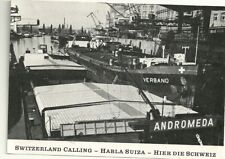 SPLENDIDA QSL BERNA STUDIO SVIZZERO ONDE CORTE AMATEUR RADIO STATION VG      