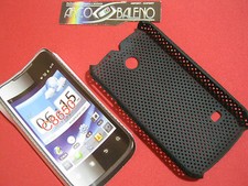 CUSTODIA HARD CASE RIGIDA per HUAWEI SONIC U8650 VODAFONE COVER NERO PROTEZIONE
