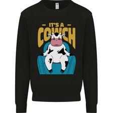 Felpa Divertente Cowch Per