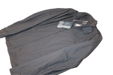 Giacca antipioggia uomo Geox Respira grigio cotone antivento taglia 50 USA / 60 EU $595