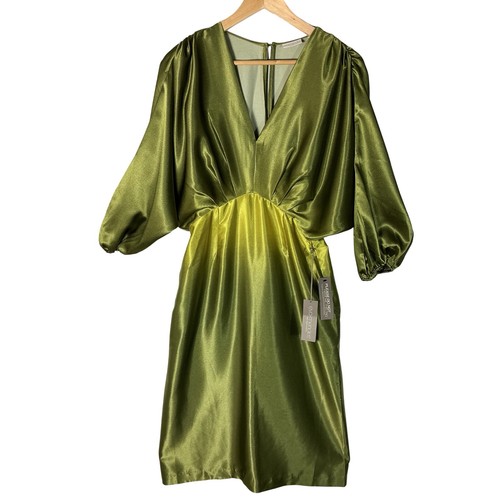 Abito midi kimono - scollo, v