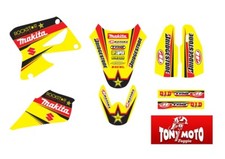 kit grafiche adesivi suzuki rm 85 rs makita