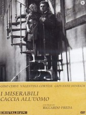 Dvd I MISERABILI - CACCIA ALL'UOMO Riccardo Freda Gino Cervi Valentina Cortese