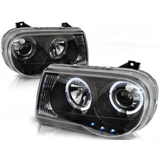 Fari Angel Eyes LED Nero per
