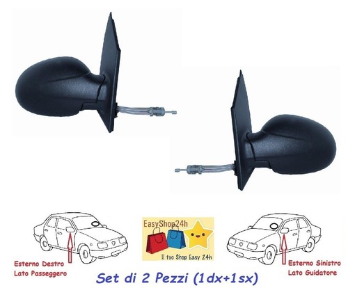 Set specchio retrovisore per - specchio,