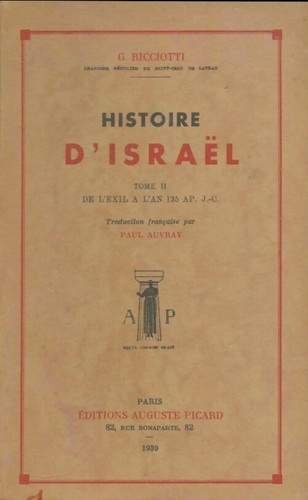Histoire israël giuseppe - d'israël,