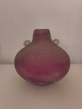 VASO SCAVO IN VETRO DI MURANO LIVIO SEGUSO PER BISAZZA