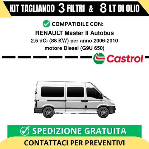 Tagliando per renault master - tagliando,