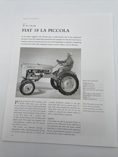 Fiat piccola 1957 - piccola,