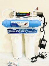 Depuratore 5 Stadi Con Lampada Uv Completo di rubinetto filtro carboni argentati