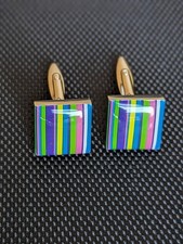 Gemelli vintage tono argento