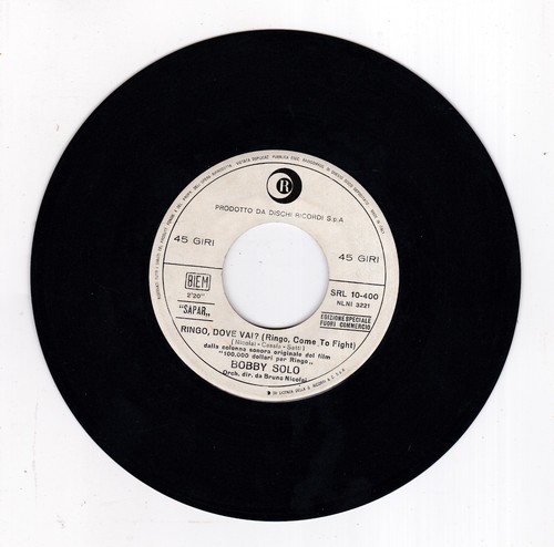 Disco giri bobby - 45,