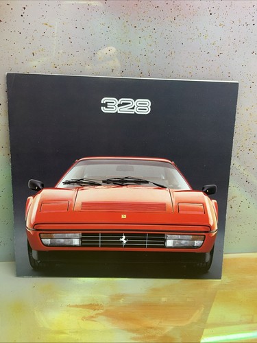 Brochure auto sportiva rossa