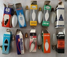 10 lampadine marche d'epoca