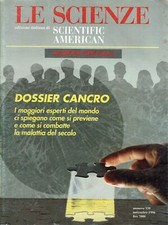 Le scienze scientific american  339 dossier cancro ed. Le Scienze FF20