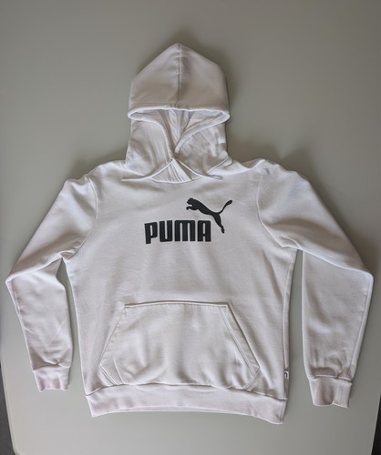 Felpa puma bianca essential - puma,