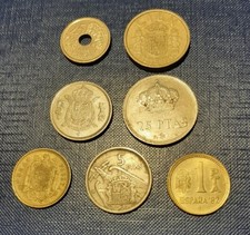 SPAGNA - LOTTO 7 MONETE