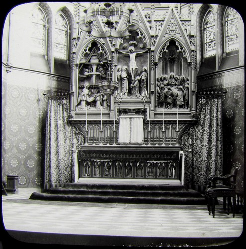 Glass magic lantern slide - magic, high