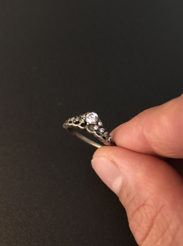 Anello tiara fiabesca - anello,