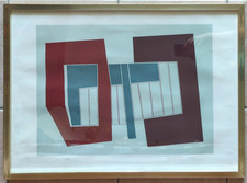 Litografia a colori numerata e