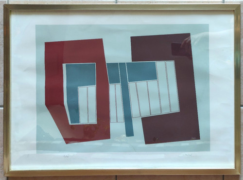 Litografia colori numerata - numerata, e