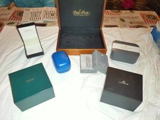 Lotto 7 Scatole orologi Polso Collezione Paul Picot Lorenz Manuali Automatici...